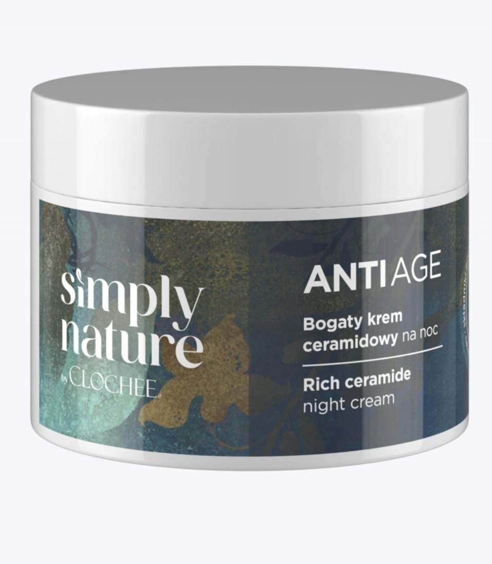 CLOCHEE Simply Nature – Bogaty krem ceramidowy na noc 50 ml