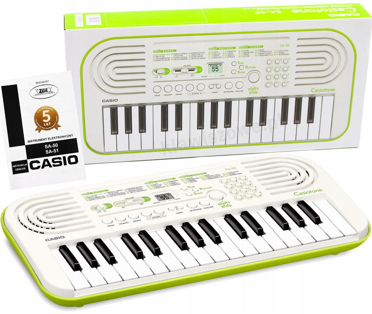 Efekty dźwiękowe i metronom dla doskonałej precyzji