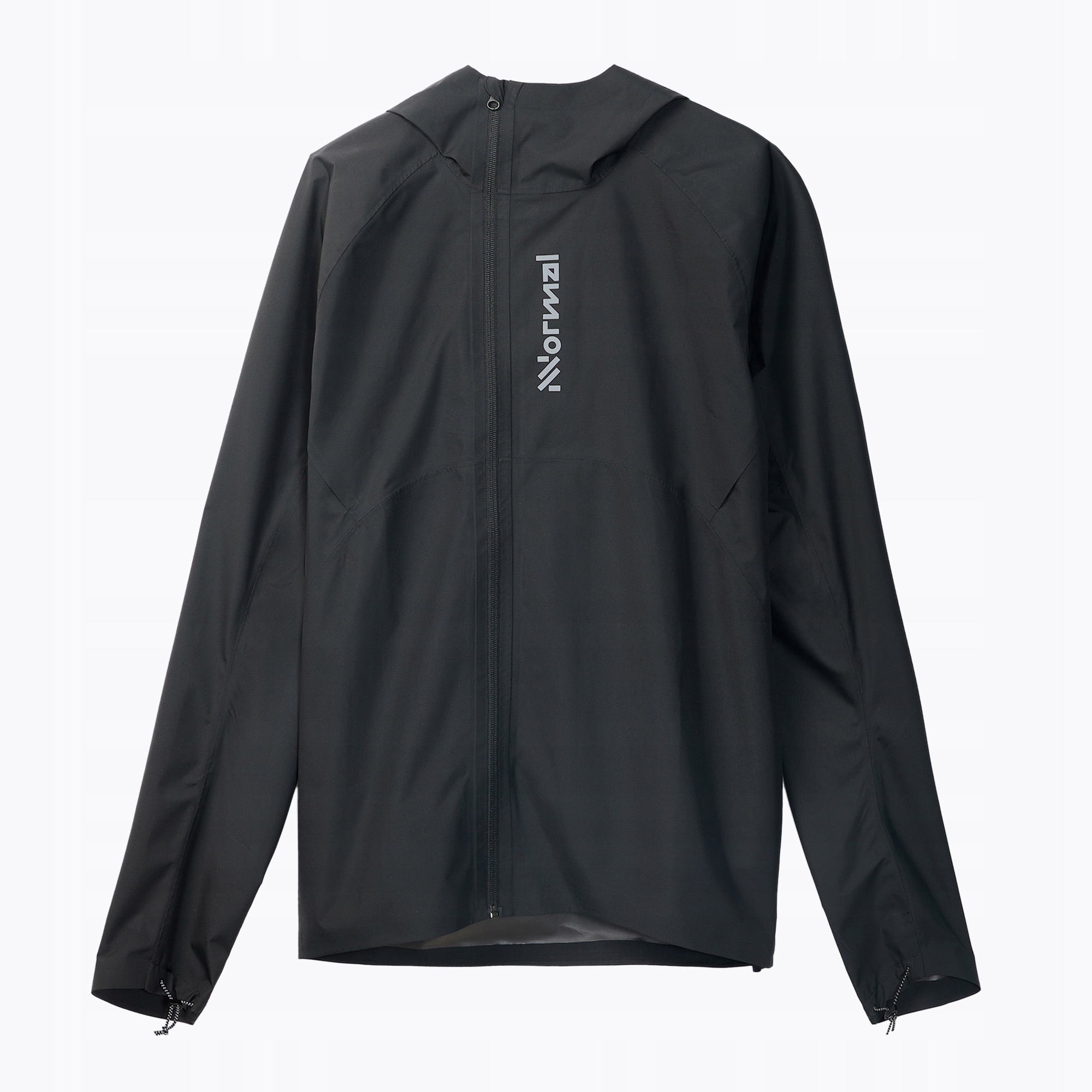 Kurtka przeciwdeszczowa NNormal Trail Rain Jacket - czarna elegancja dla biegaczy