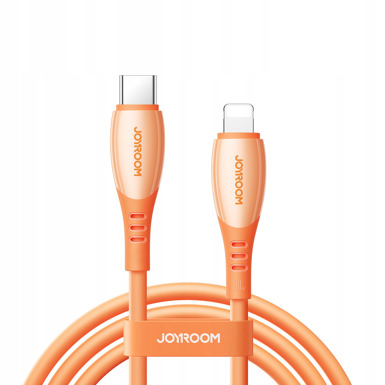 Kabel Joyroom S-A59 Vibrant Series 30W USB-C - Lightning 1,2m - pomarańczowy – Idealne rozwiązanie do ładowania