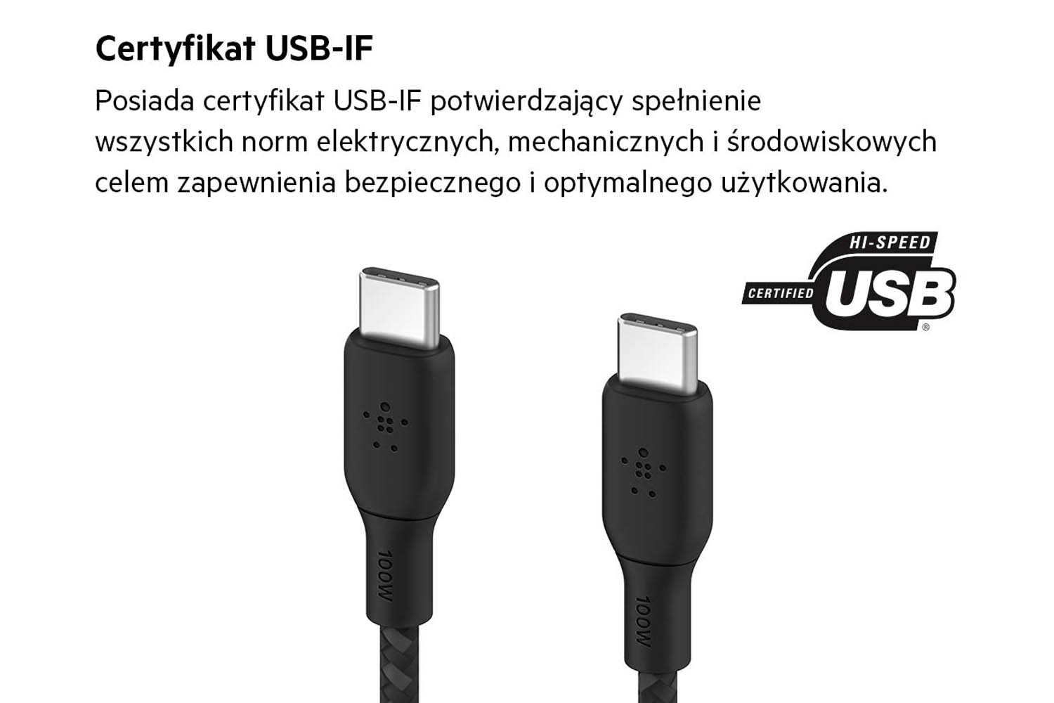 kabel do szybkiego ładowania usb c certyfikat USB-IF