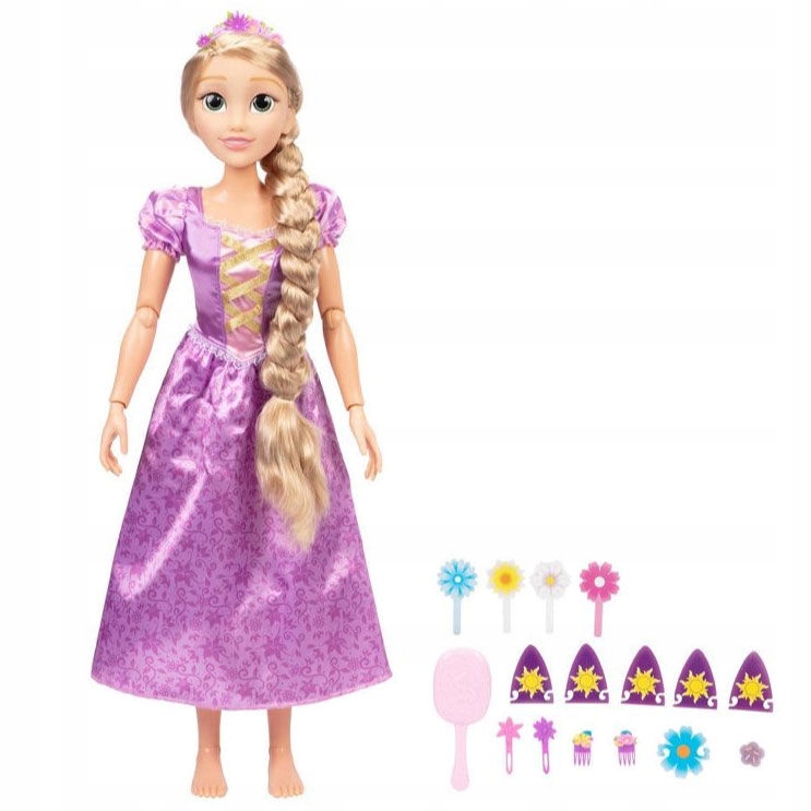 Lalka Disney Rapunzel Roszpunka duża gigant 80cm – Magiczny świat księżniczek