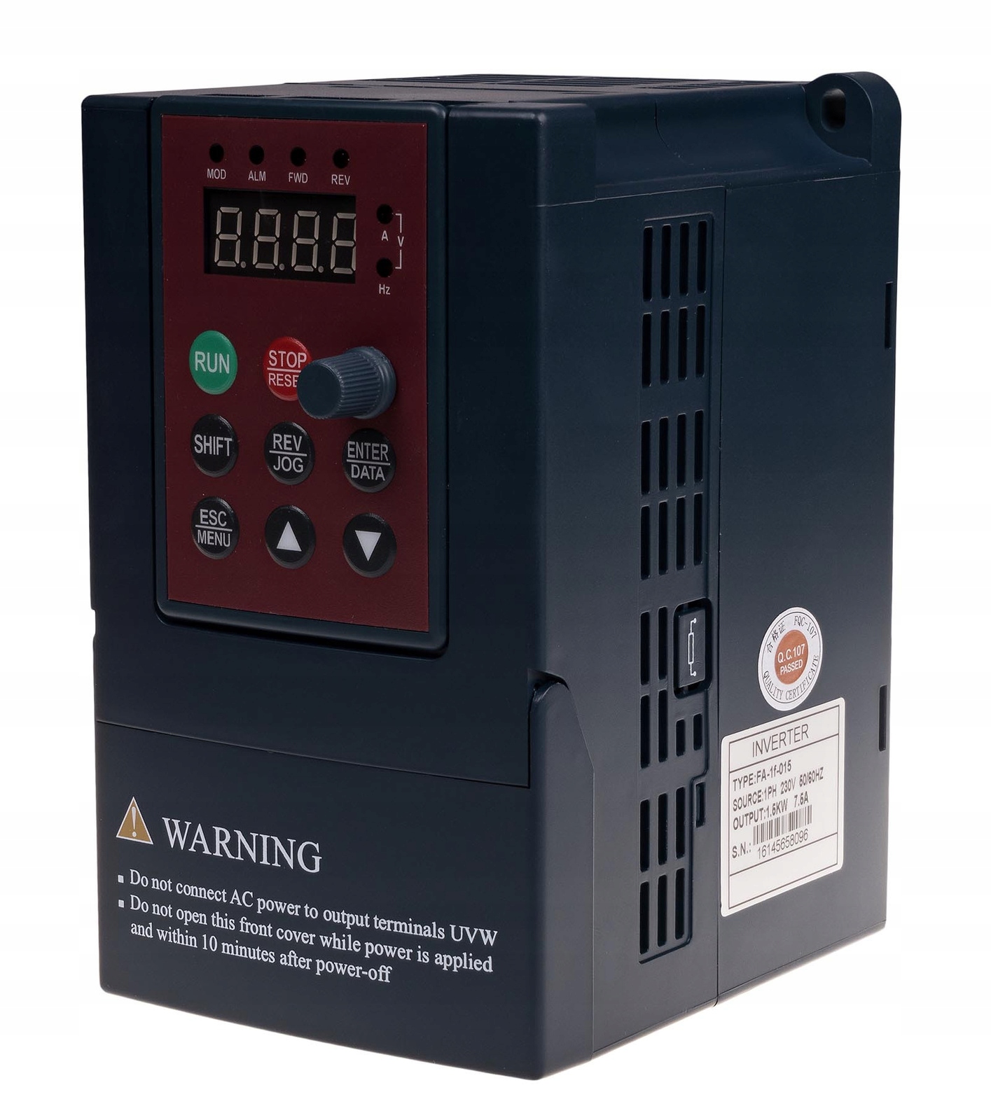 Regulacja prędkości obrotowej od 0 do 400 Hz