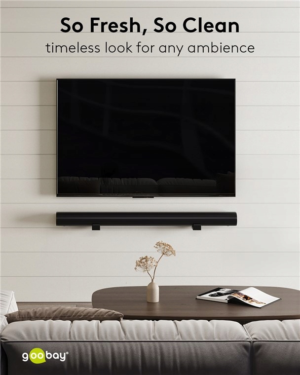 Uchwyt ścienny soundbar Universal, czarny – Idealne rozwiązanie dla Twojego systemu audio