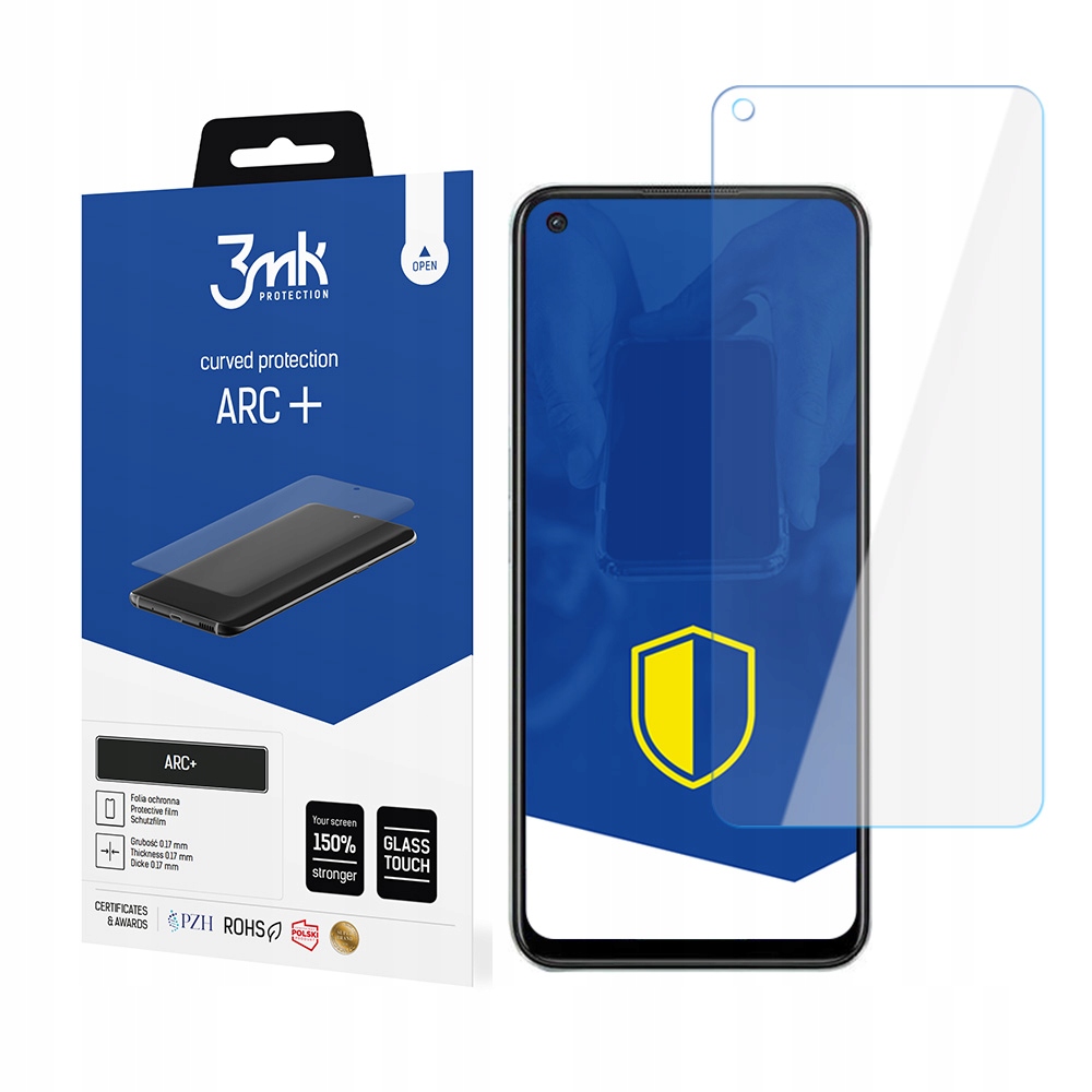 Wzmocnienie ekranu o 150% – Niezrównana odporność na zarysowania