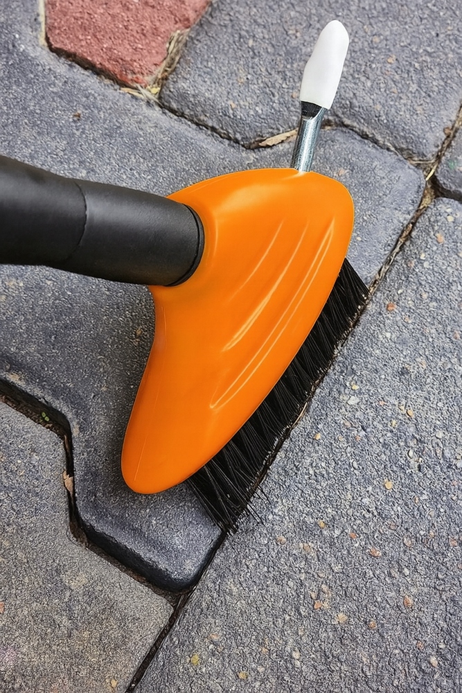 Zastosowanie w różnych warunkach – Idealne do czyszczenia fug i kostki brukowej