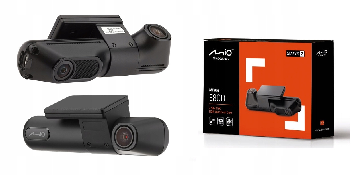MIO MiVue E80D – Tylna kamera 2w1 do wideorejestratorów