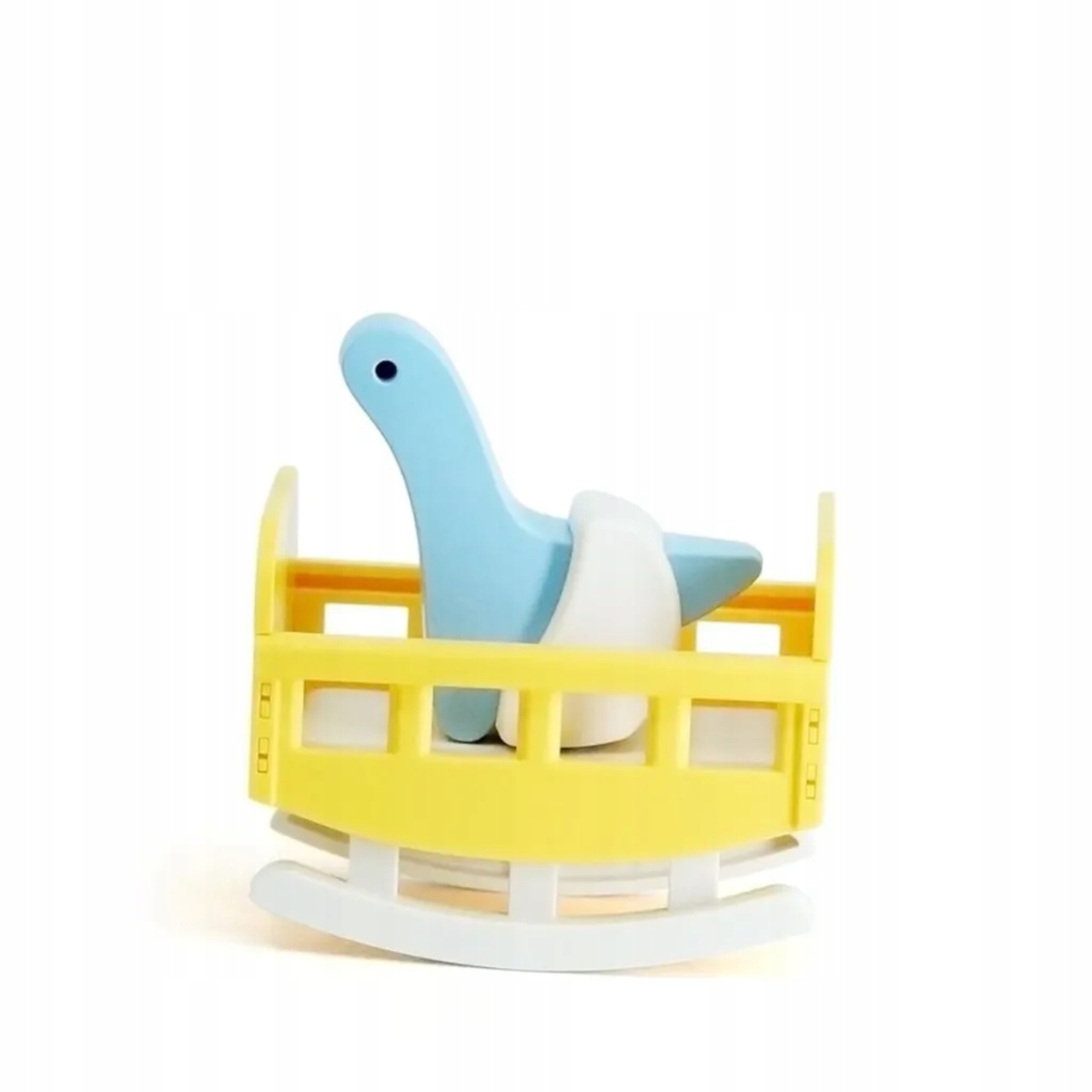 Zestaw zawiera: 2 rodziny dinozaurów i kołyski HALF BABY