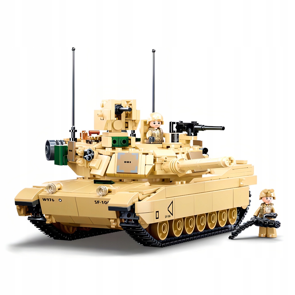 M1A2 SEP V2 Abrams – Metalowy konstruktor czołgu dla dzieci