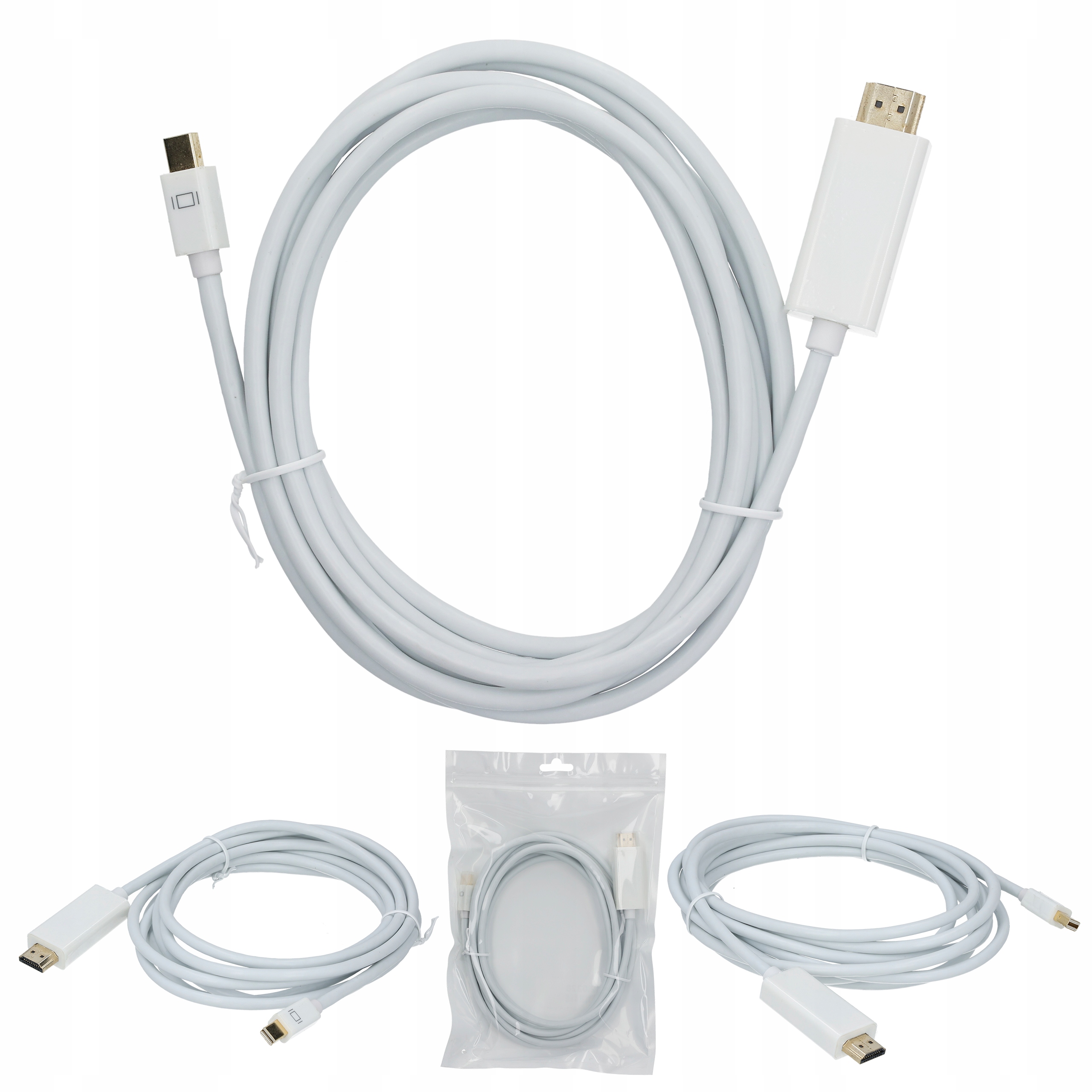 Kabel mini Displayport 1.2 / HDMI 4K@30 – Wysoka jakość i niezawodność