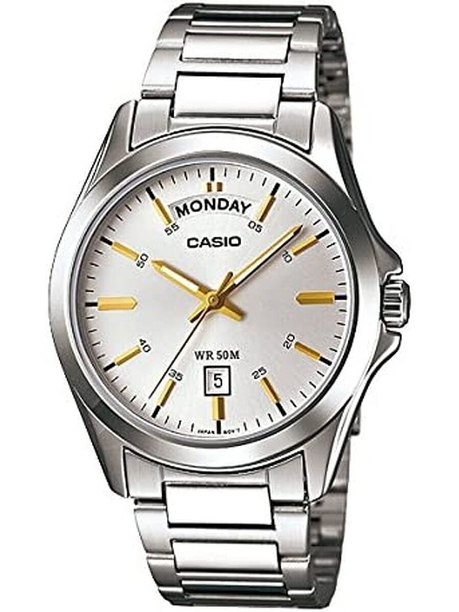 Zegarek Męski Casio MTP-1370D-7A2VDF Srebrzysty – Elegancja i funkcjonalność w jednym