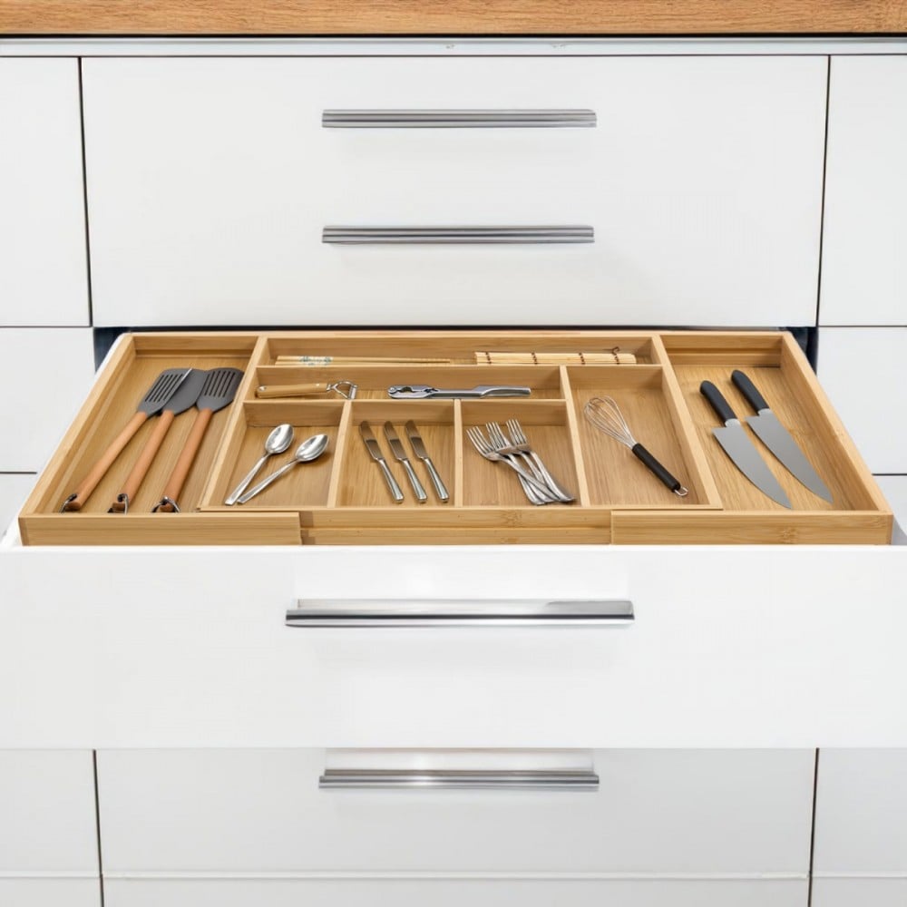 Funkcjonalność – 9 przegródek na sztućce i inne drobiazgi