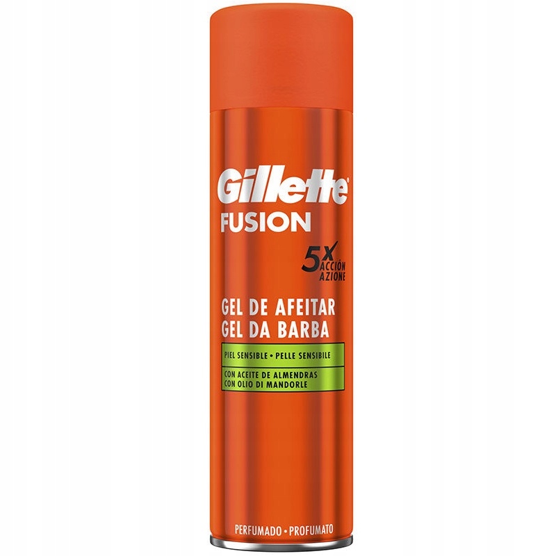 Fusion żel do golenia dla skóry wrażliwej 200ml – Idealne rozwiązanie dla mężczyzn