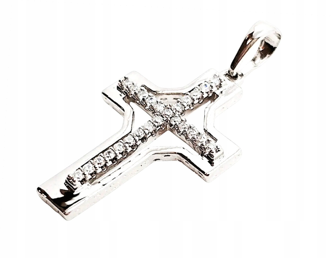 Zawieszka Krzyżyk 28x18mm – Elegancja i nowoczesność w jednym