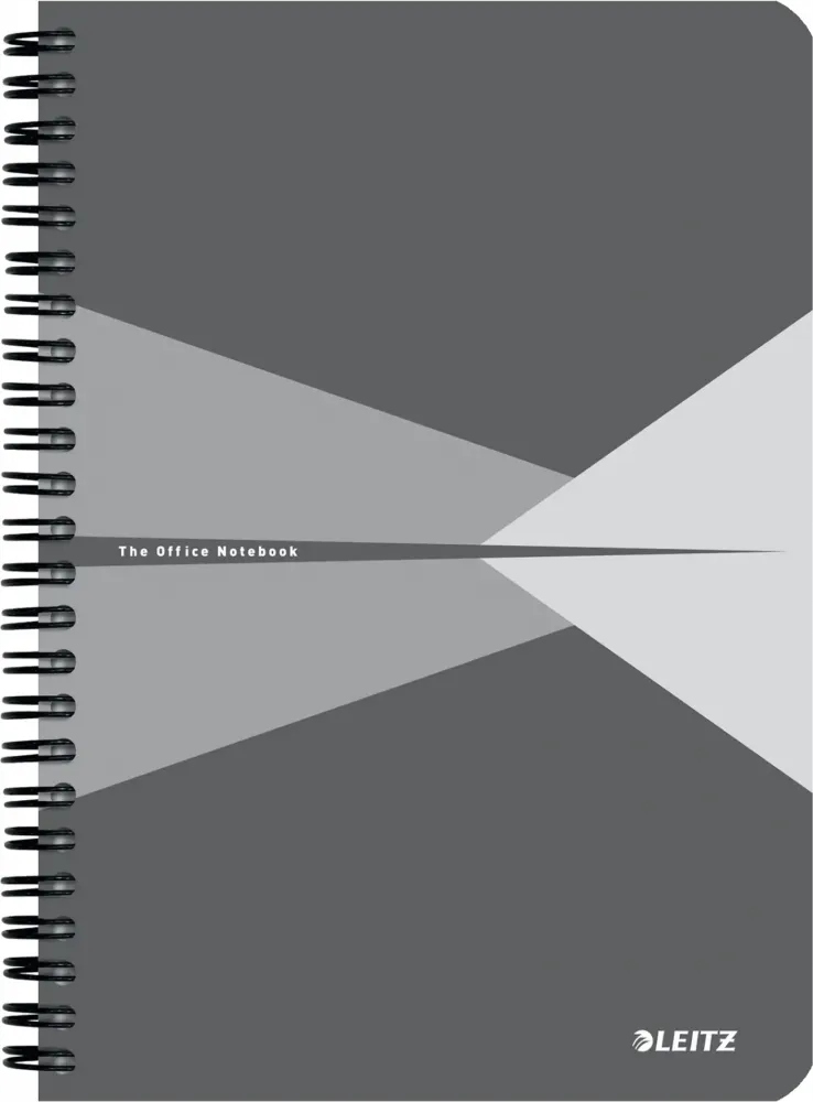 Kołonotatnik Office PP A5 kratka szary – Idealny do biura i szkoły