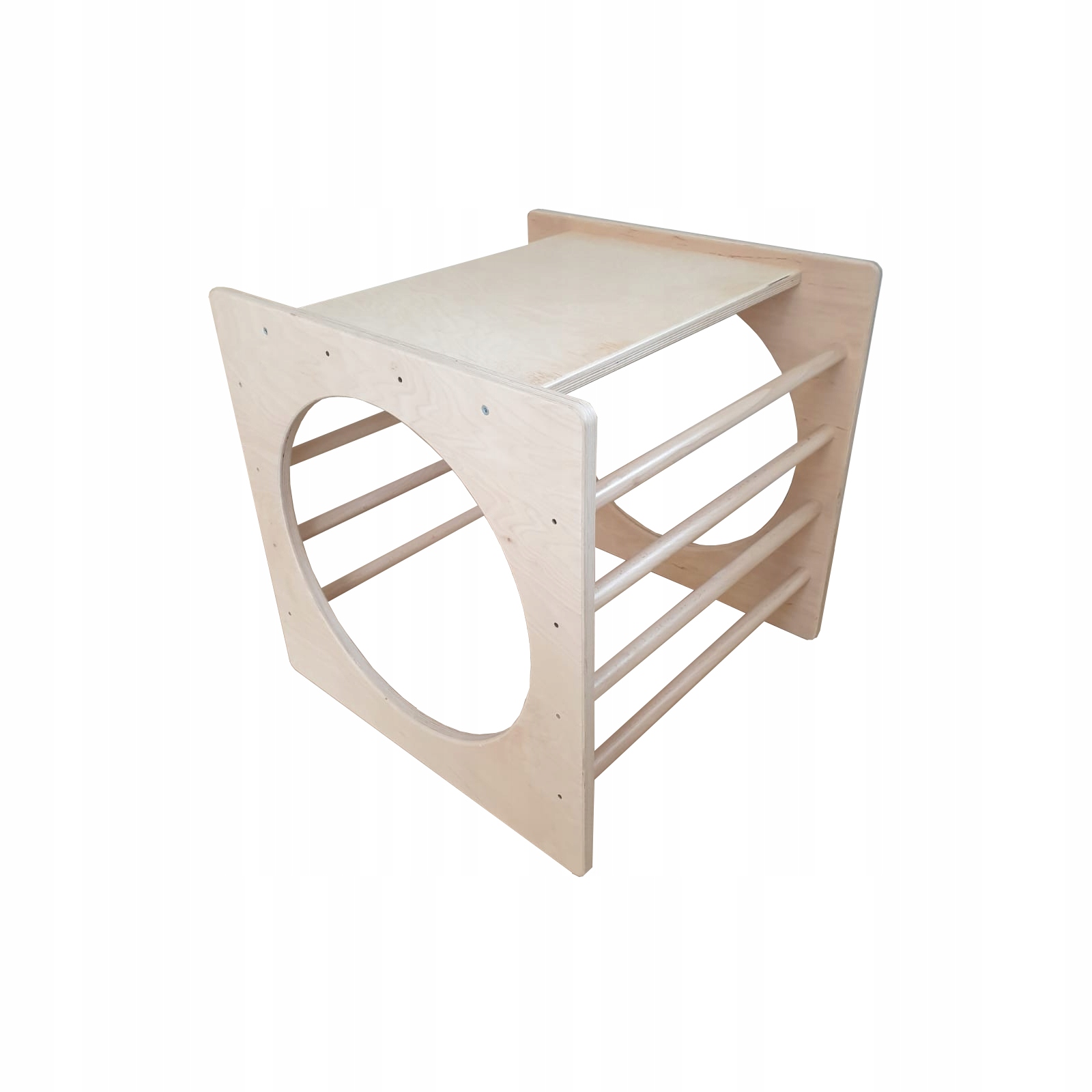 Małpiszon Domowy plac zabaw kostka wspinaczkowa drewno Box – Idealne miejsce do zabawy dla Twojego dziecka