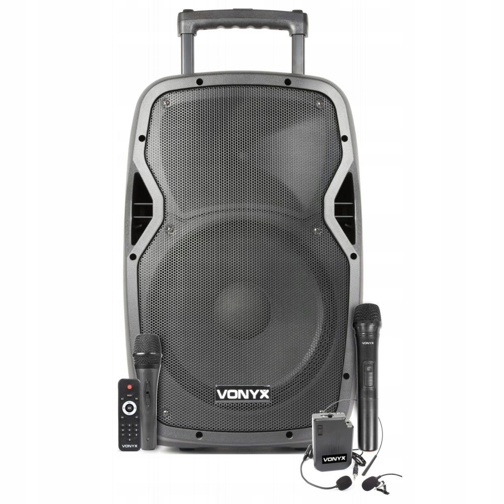 Kolumna mobilna z mikrofonami 600W Vonyx AP1200PA – Idealne rozwiązanie audio