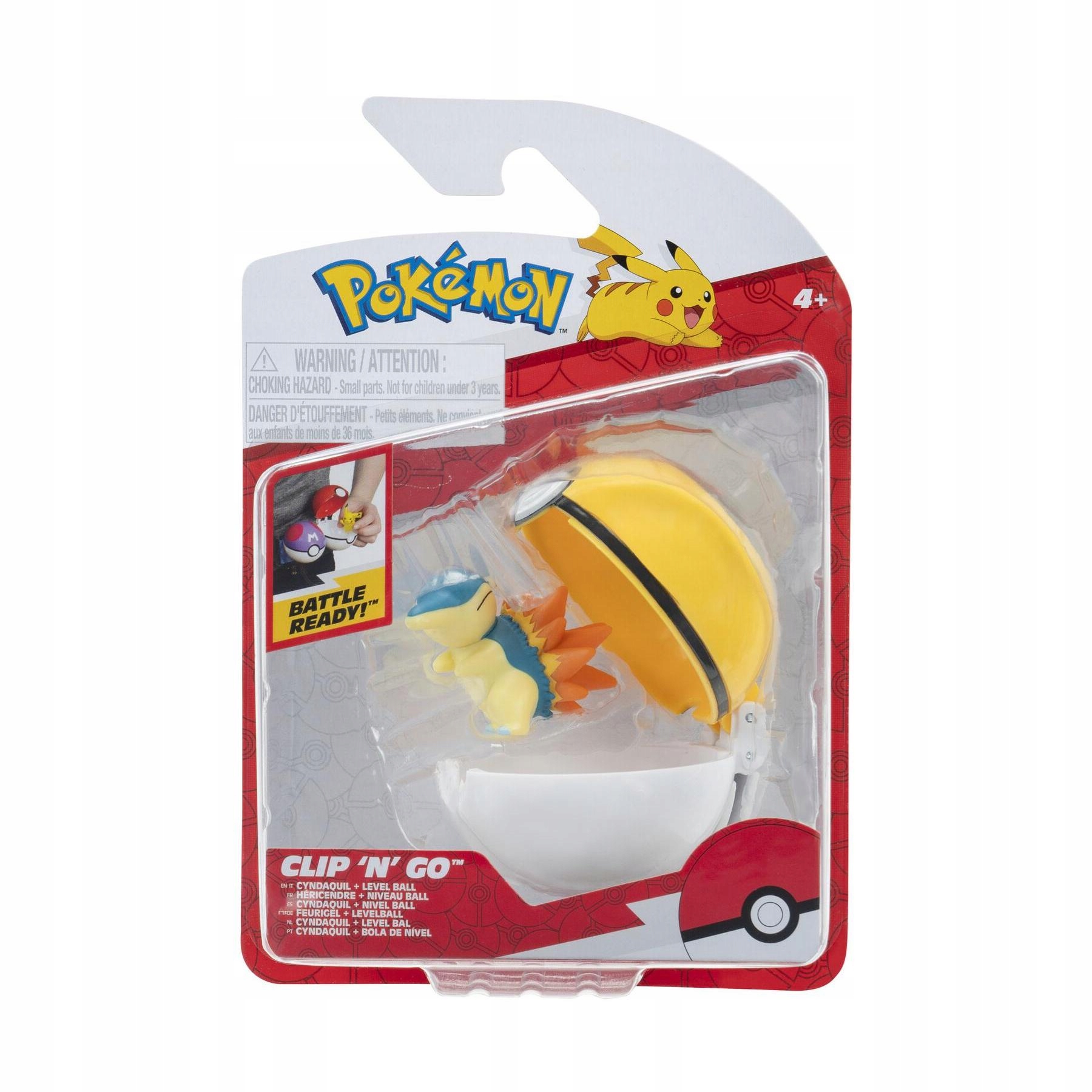 POKEMON CLIP N GO CYNDAQUIL Z LEVEL BALL – Przygotuj się na przygodę!