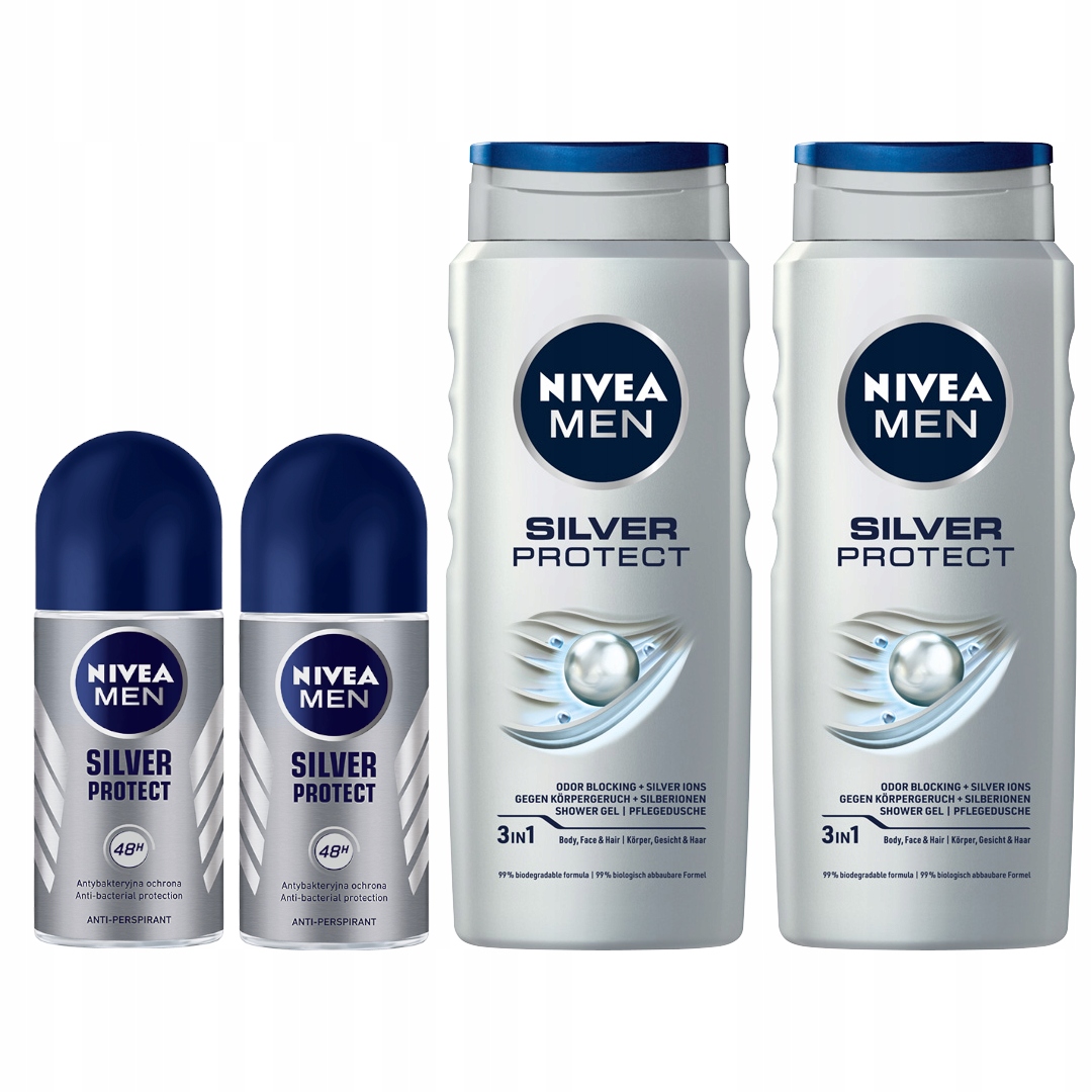 Korzyści z używania zestawu NIVEA MEN Silver Protect