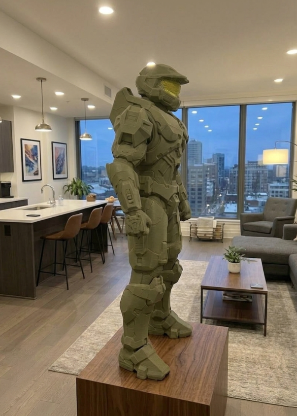 Figurka Spartan Master Chief Halo 152 cm – Legenda w Twoim domu