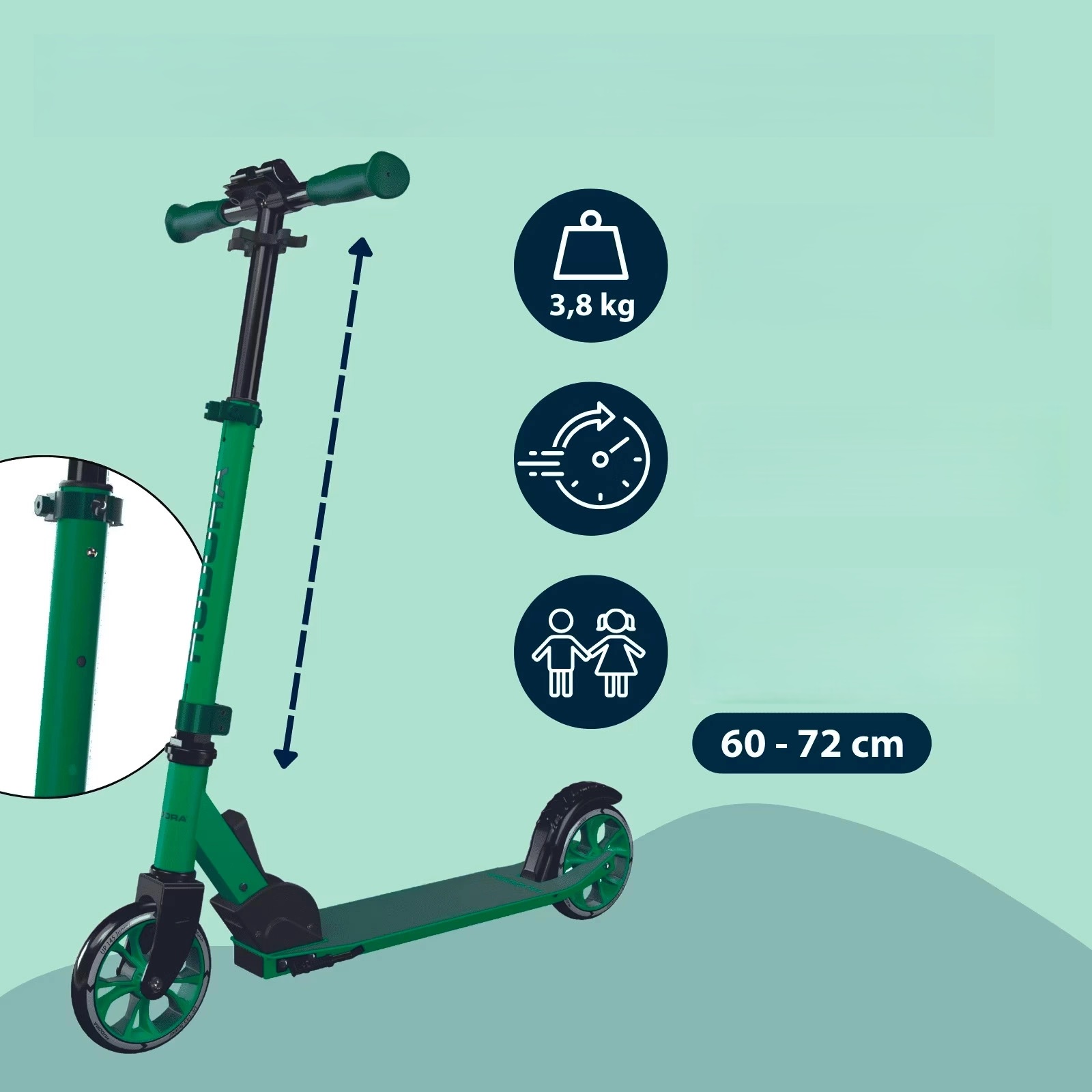 Regulowana wysokość kierownicy – rośnie razem z Twoim dzieckiem