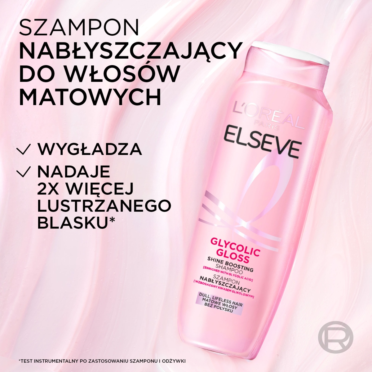 Idealny dla matowych i suchych włosów