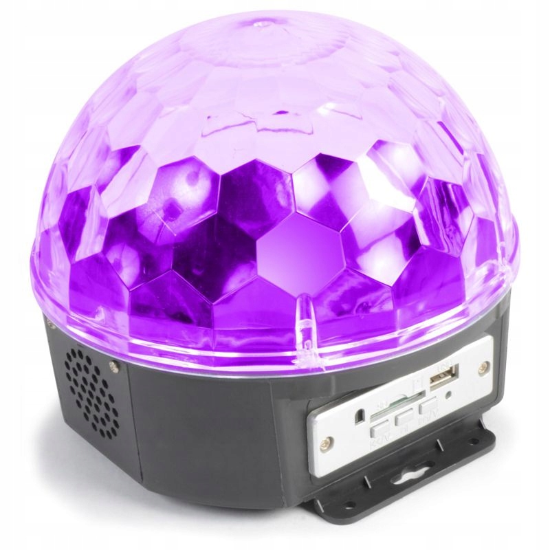 Półkula LED 6x 1W LED z SD/USB/MP3 – Efekt świetlny na każdą imprezę