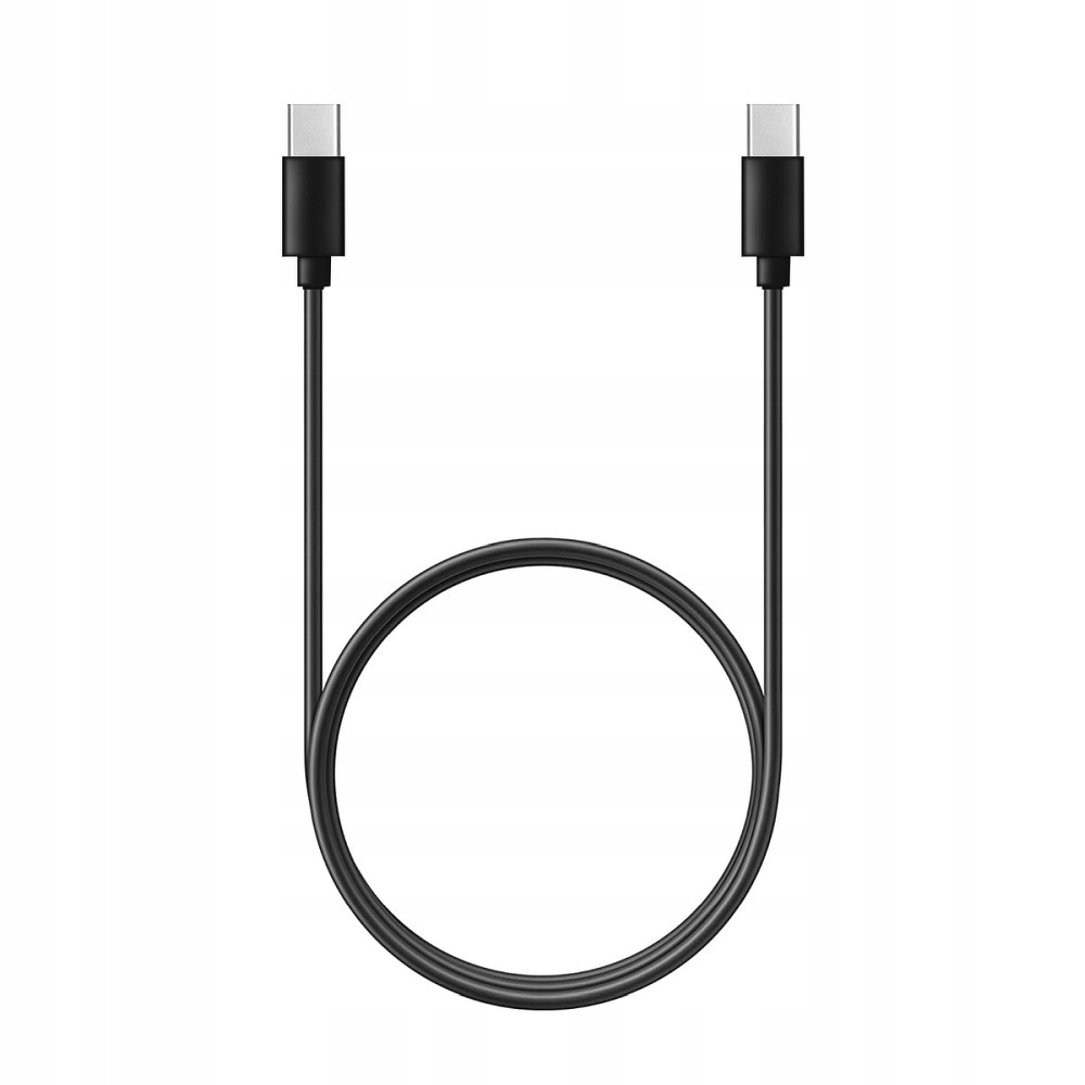Kabel USB-C - USB-C 1 m Czarny – Uniwersalne rozwiązanie do ładowania i przesyłania danych