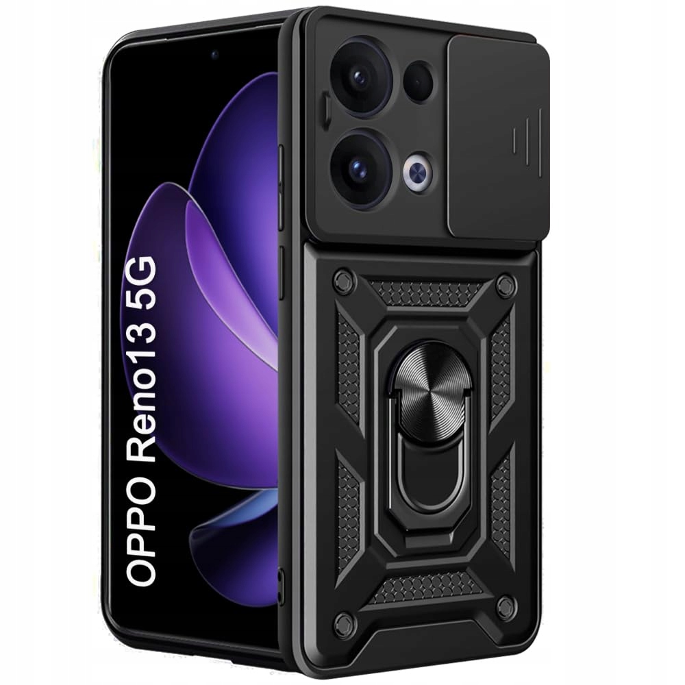 Etui pancerne Camshield Ring do Oppo Reno 13 5G – Ochrona na najwyższym poziomie