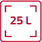 25 l pojemności