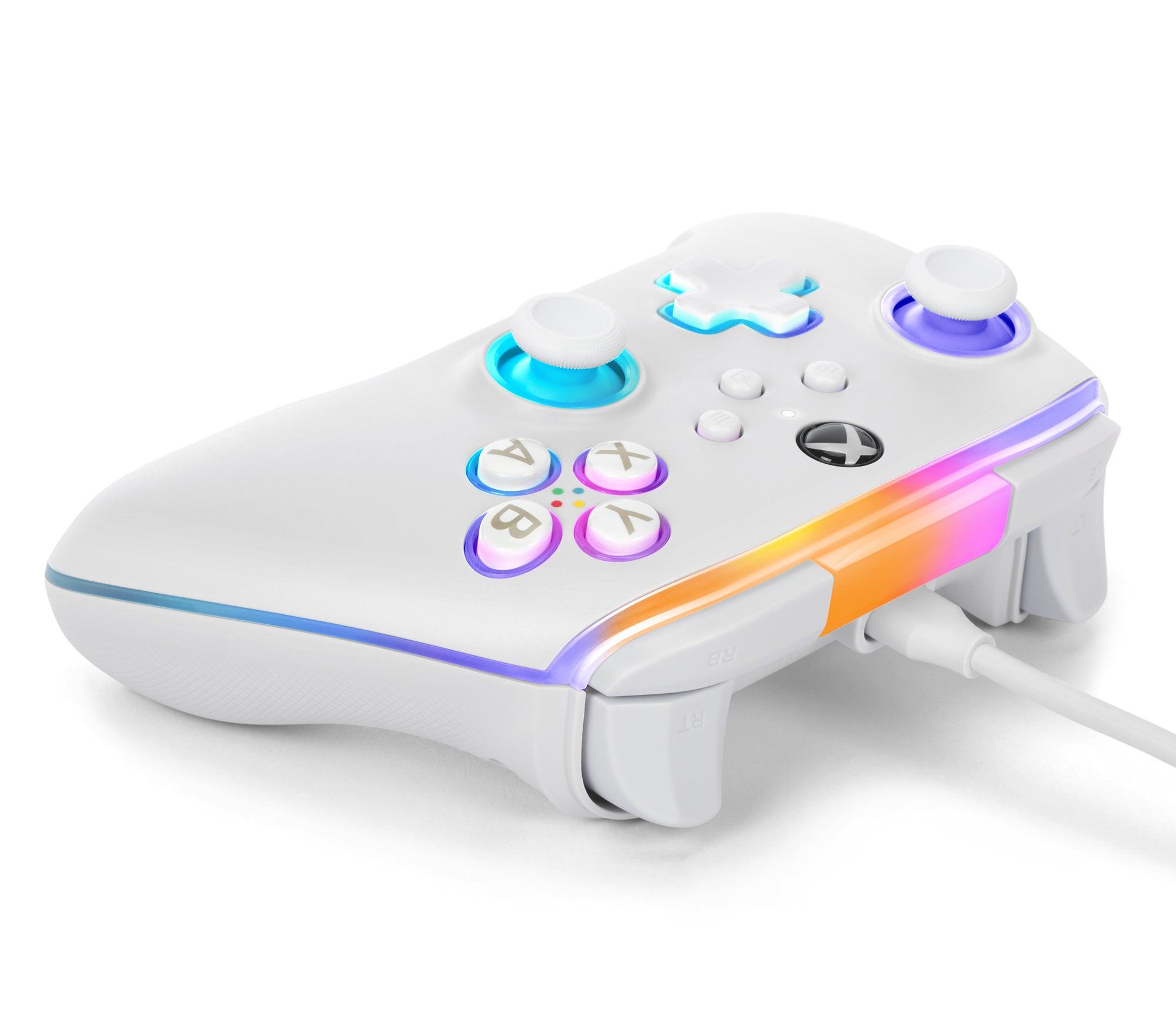 Pad PowerA PowerA XS Pad przewodowy Advantage Lumectra biały – Idealny kontroler do gier