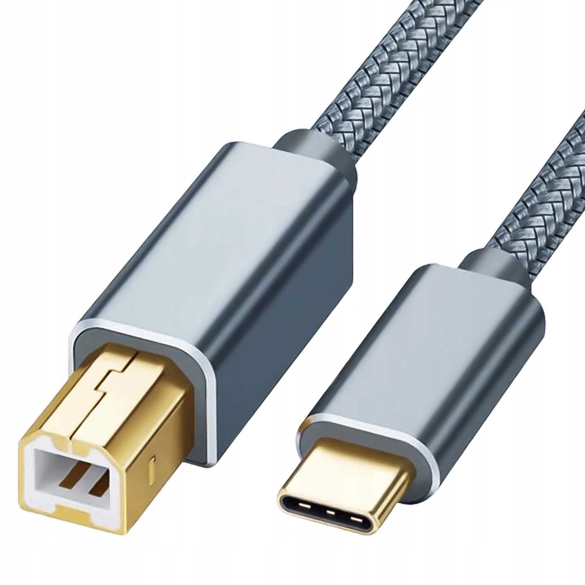Kabel USB do drukarki skanera USB-C - USB-B oplot HP BROTHER EPSON CANON 3M – Wysoka jakość i niezawodność