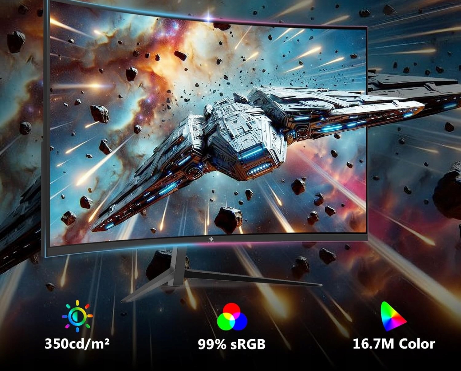 Zakrzywiony ekran 1500R – Zwiększona immersja w grze