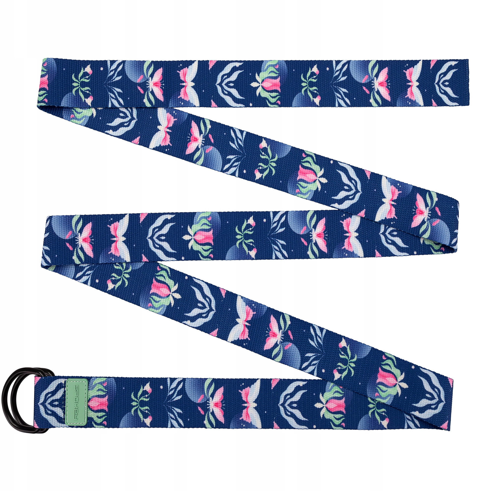 Pasek do jogi Spokey THE BLOOM BELT – Niezawodne wsparcie w praktyce jogi i pilatesu