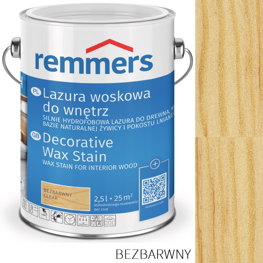Farby i lakiery Wood stain Inside Clear 2.5L – Idealne wykończenie dla Twojego wnętrza