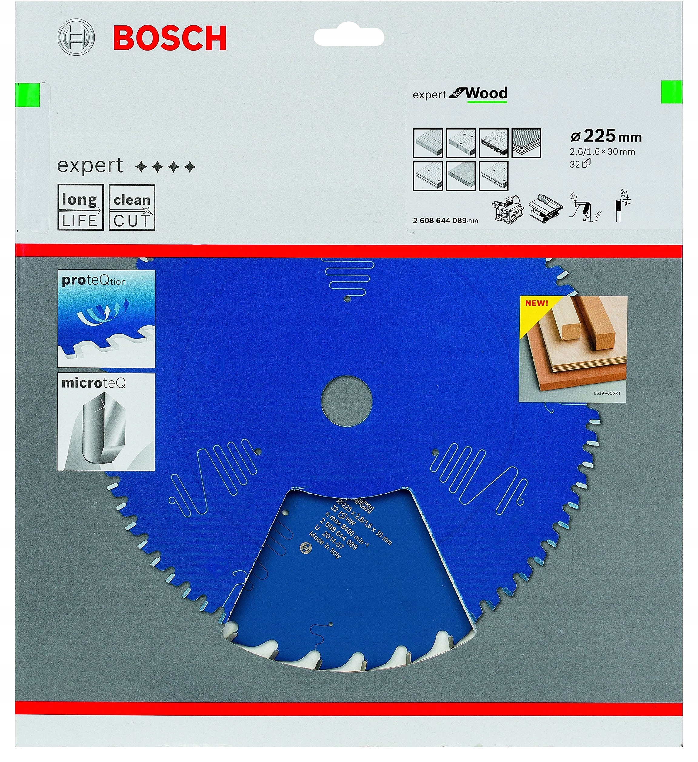 Wysoka jakość cięcia dzięki zębom z mikroteq