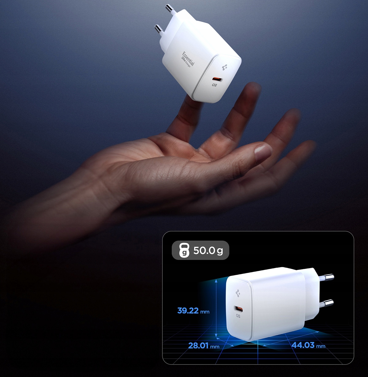 Kompaktowy design z technologią GaN