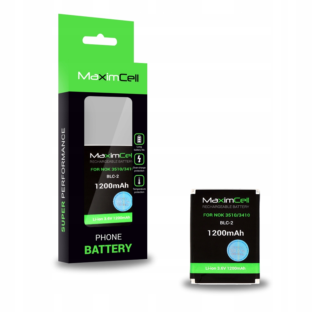Bateria Maximcell do Nokia 3510/3410 1200mAh – Wydajność i niezawodność