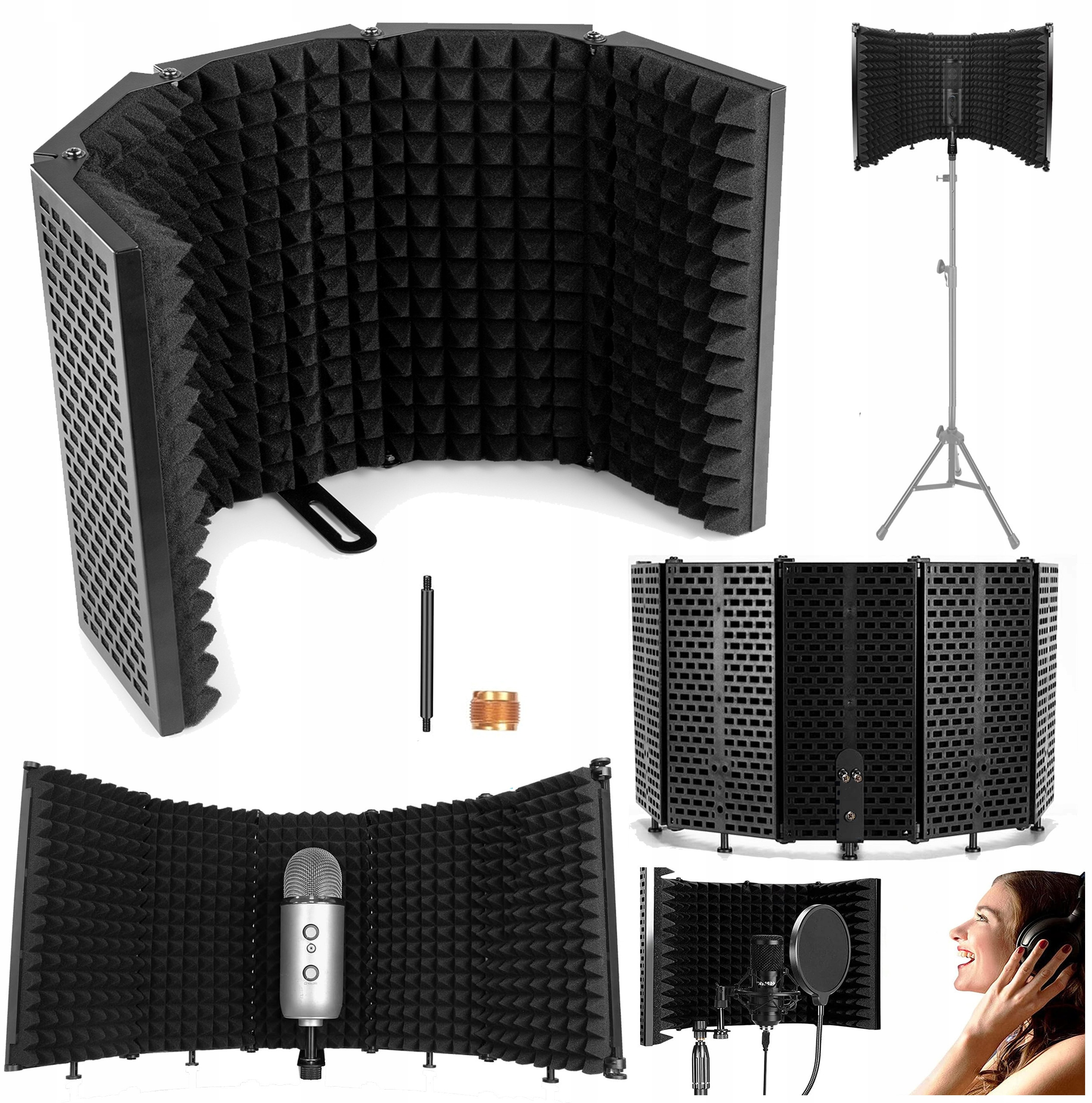 DNA NSP kabina akustyczna przenośna ekran studyjny – Profesjonalne nagrania w każdych warunkach