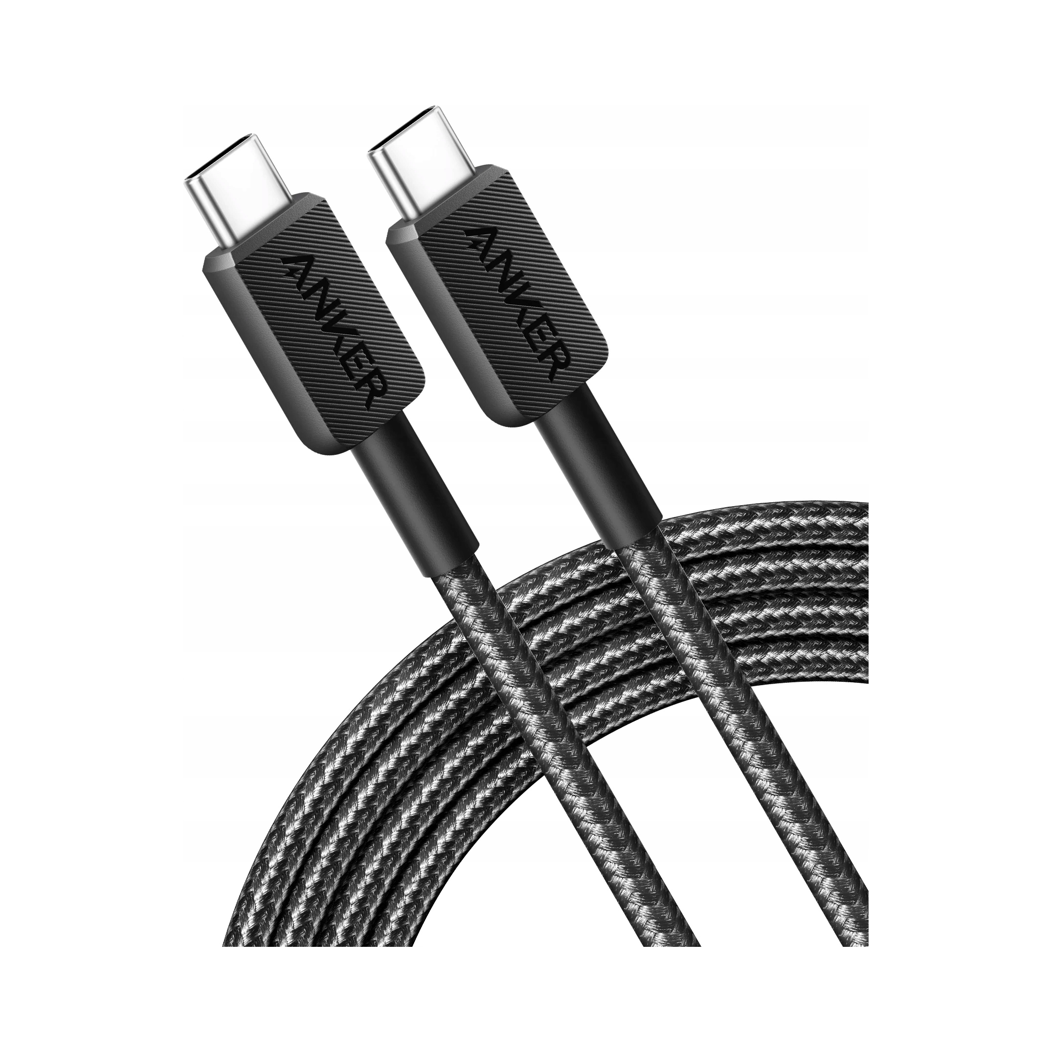 Kabel Anker 322 USB-C do USB-C 0.9m czarny – Wydajność i niezawodność w jednym