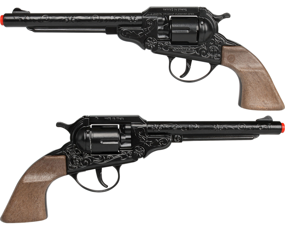 GONHER Hiszpański Metalowy Rewolwer Pistolet Na Kapiszony 8-Strzałowy TOMDORIX