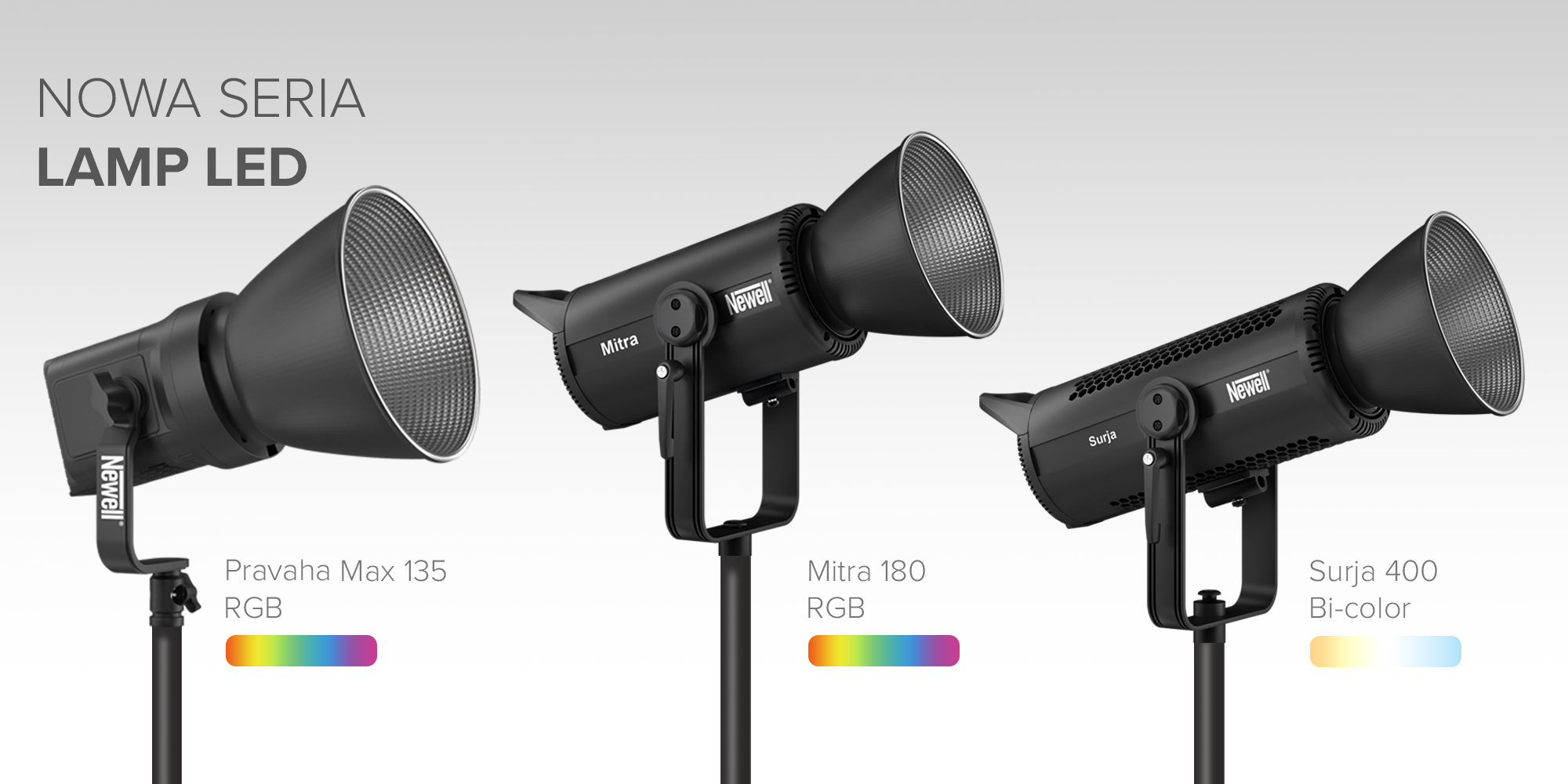 Lampa LED Newell RGB Pravaha Max 135