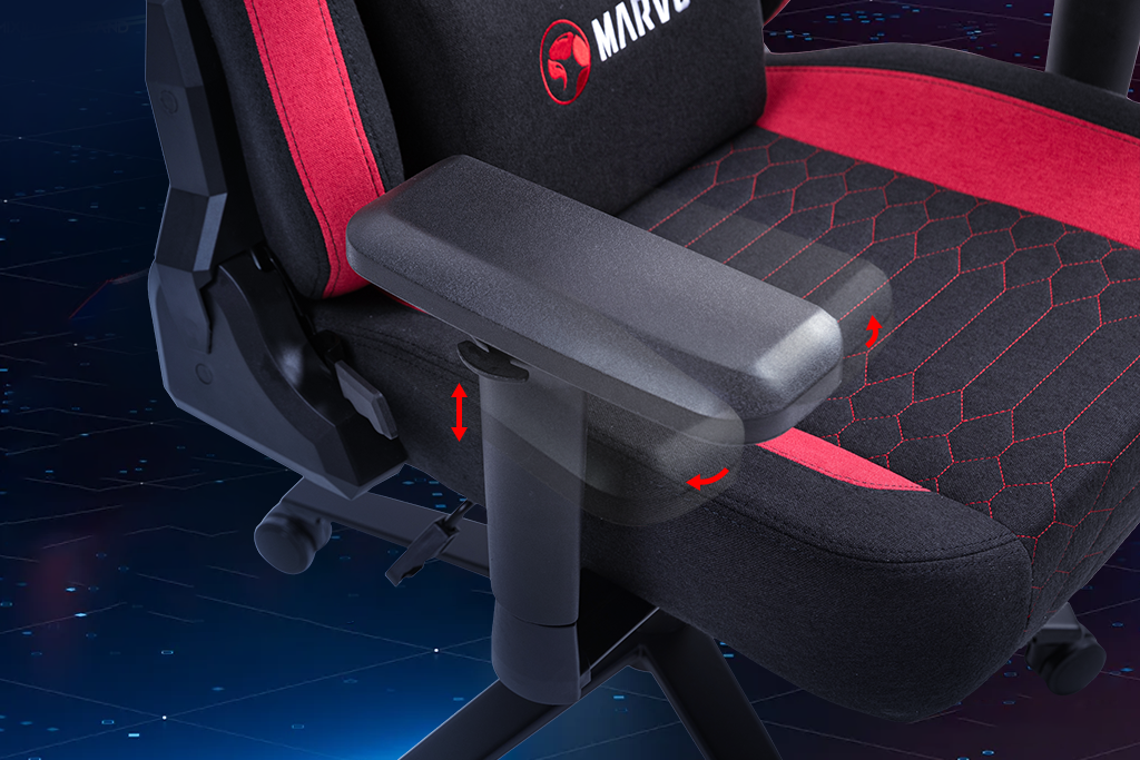 Wymiary i ergonomia MARVO Khan Grey