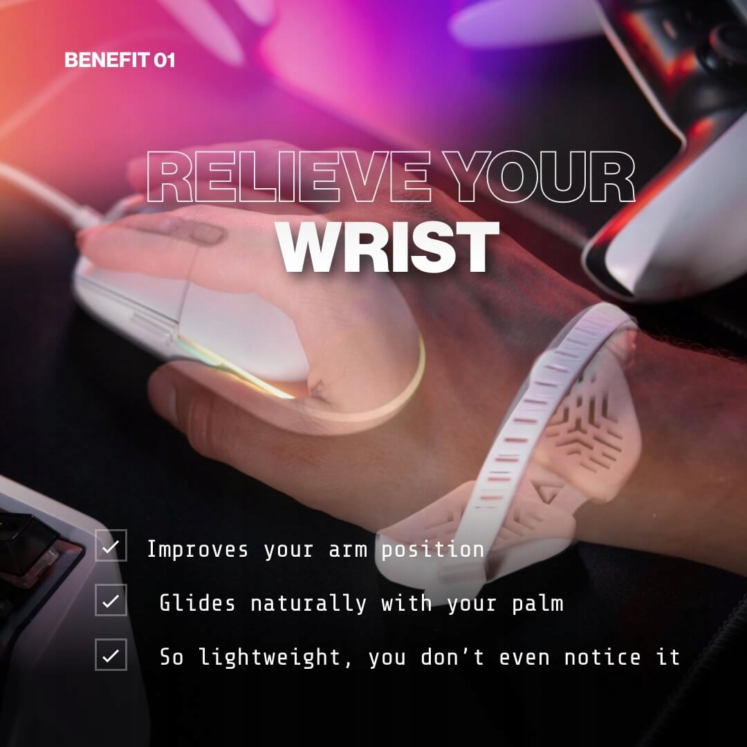 Gamingowa podkładka pod nadgarstek – Komfort podczas długich sesji