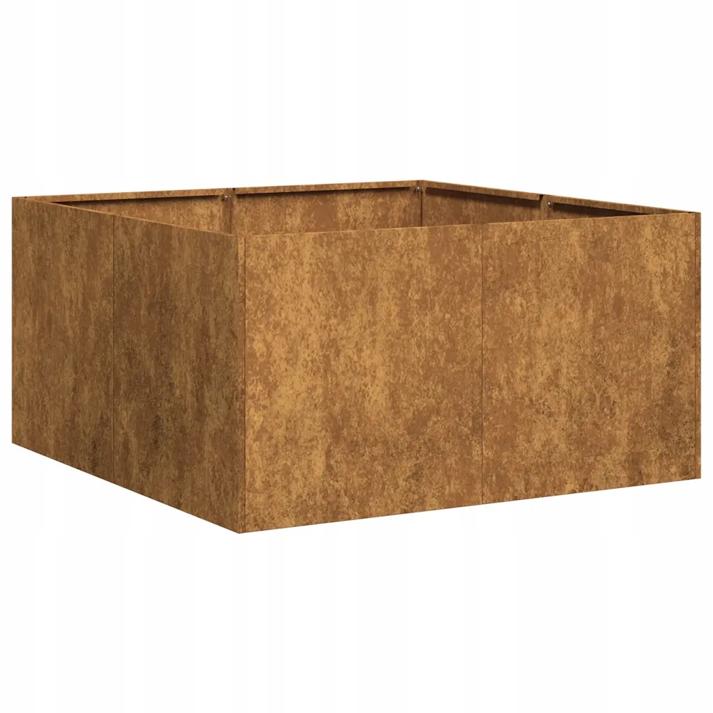 Doniczka Rusty 80x80x40 cm Stal nierdzewna – Elegancja w Twoim ogrodzie