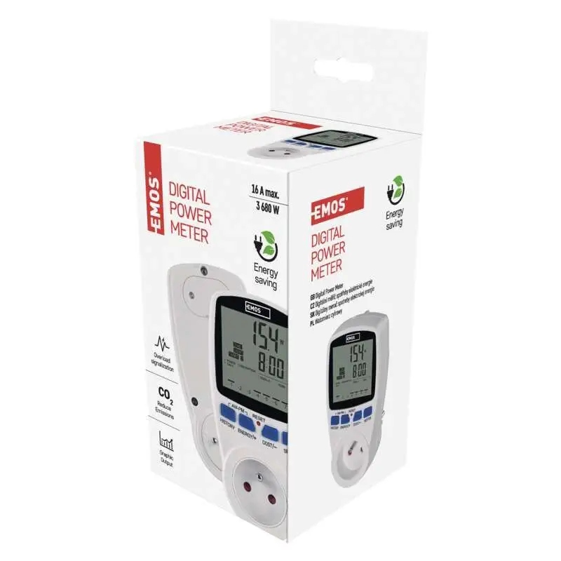 Napięcie i prąd – 230 V~/16 A max.