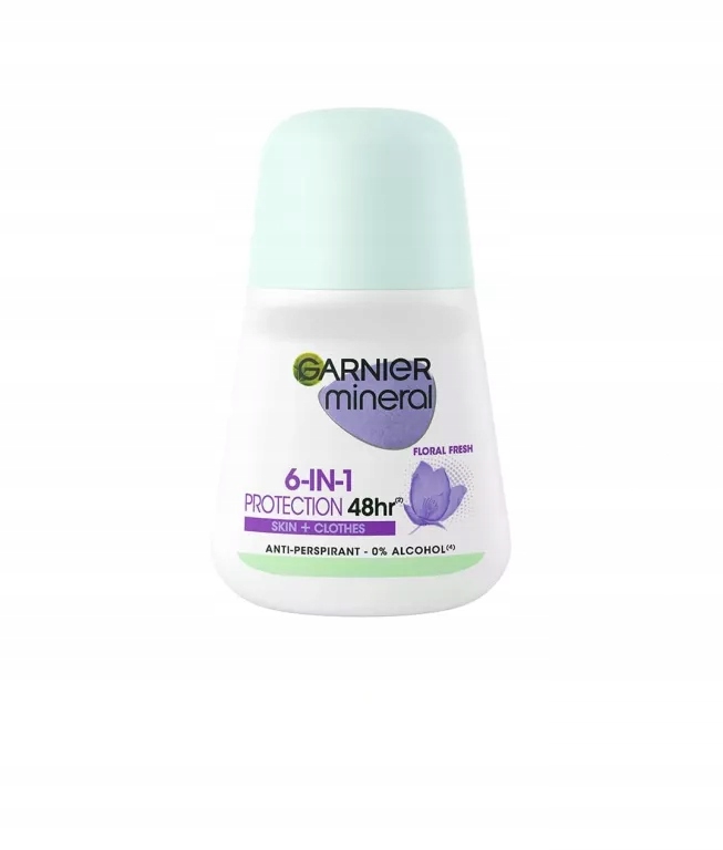 Garnier Mineral Protection 6 roll-on antyperspirant 50ml – Twoja codzienna ochrona przed potem