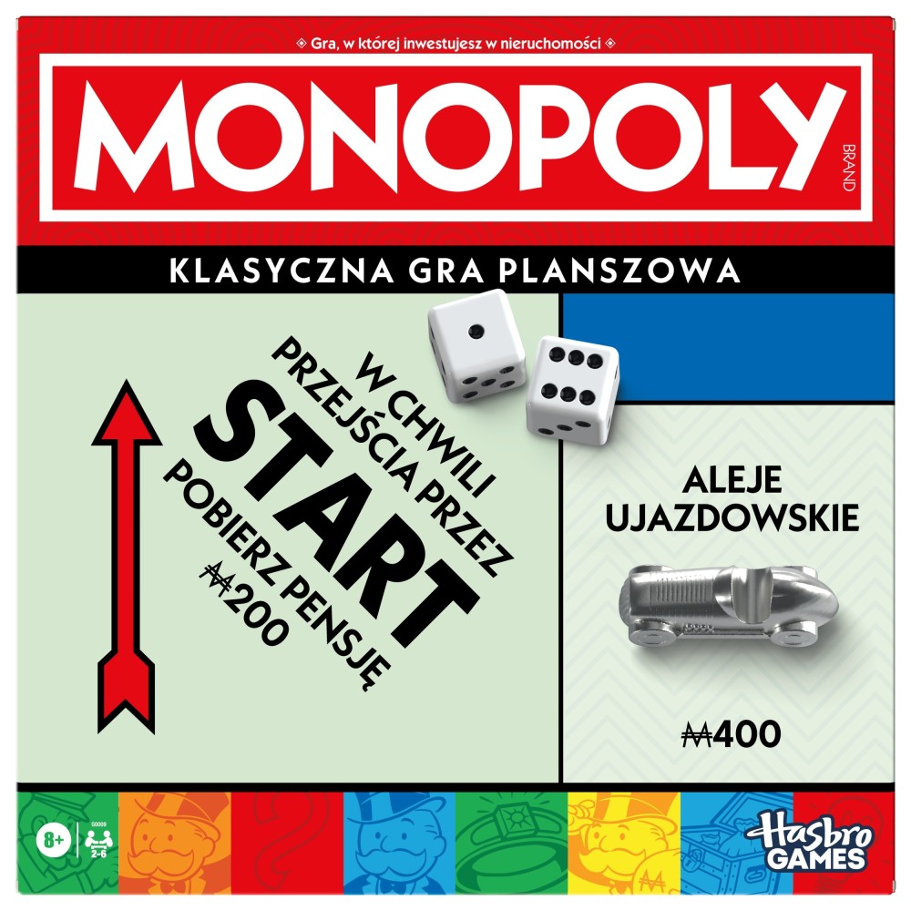 Monopoly Classic Refresh – Klasyczna gra planszowa dla całej rodziny