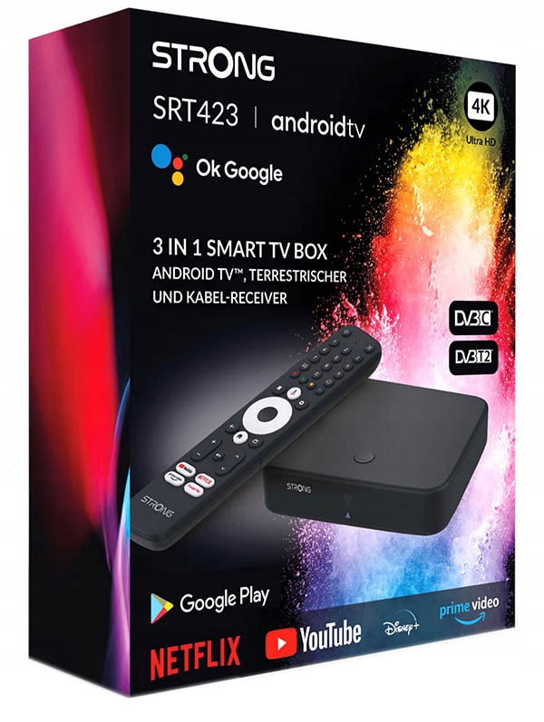 STRONG 4K UHD Box SRT423 – Twój nowy Smart TV