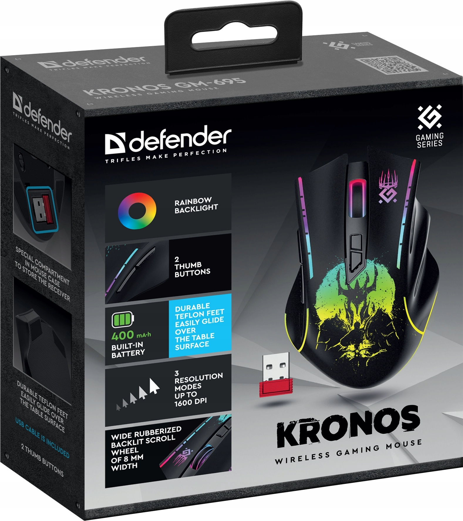 Mysz bezprzewodowa Defender KRONOS GM-695 – Idealna mysz dla graczy